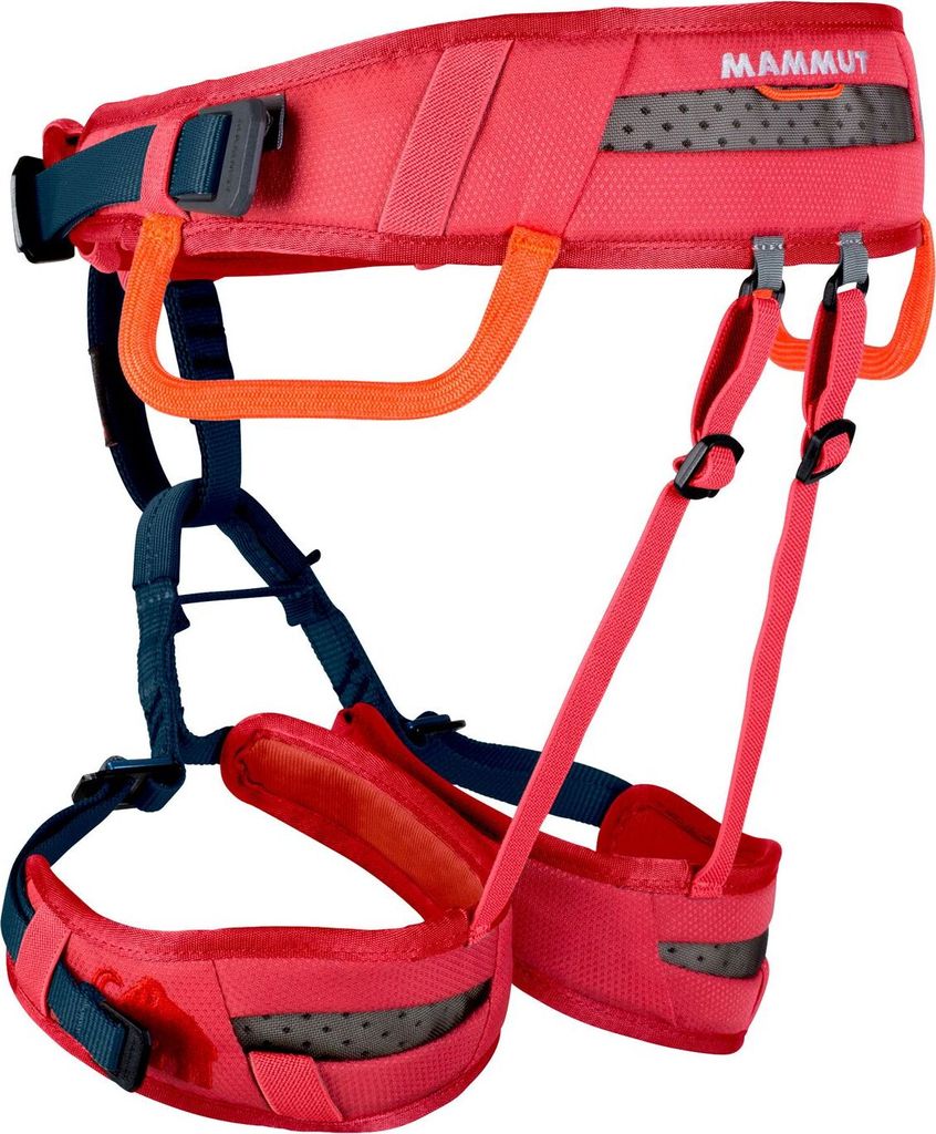 Mammut Ophir - Cintura Da Arrampicata Per Bambini, Regolabile Con 4 Fibbie Slide Bloc