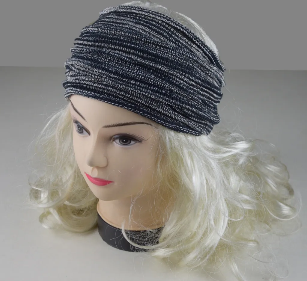 Dread Wrap Simandra Magic Grigio | Fascia in Cotone per Capelli
