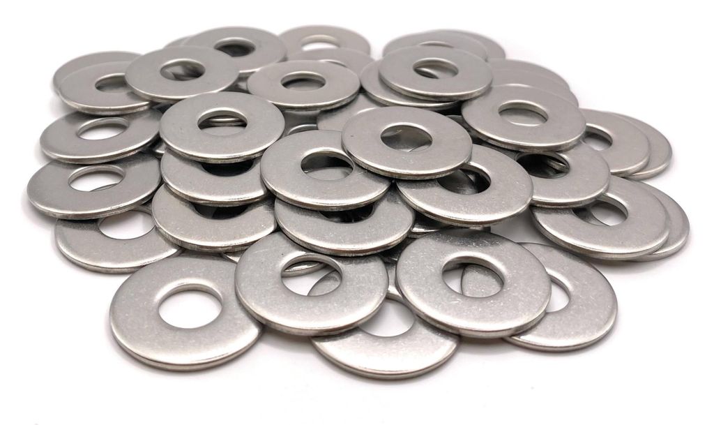 50 Ringe M5 aus Edelstahl A2 DIN 9021, Ø Außendurchmesser 15 mm