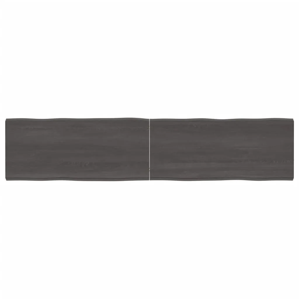 Lastra Legno Massiccio 180x40x4 cm | Piano Tavolo Bordo Naturale