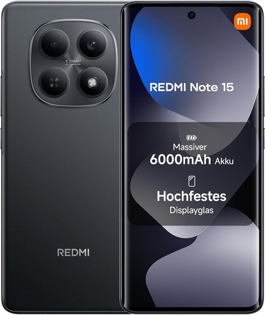 REDMI Note 15 6/128GB czarny Zdjęcie produktu 