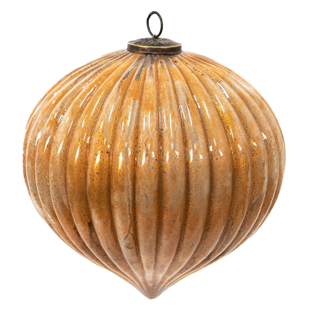 Grande Boule de Noël 25 cm Or : Solution Idéale pour Décorer les Vides