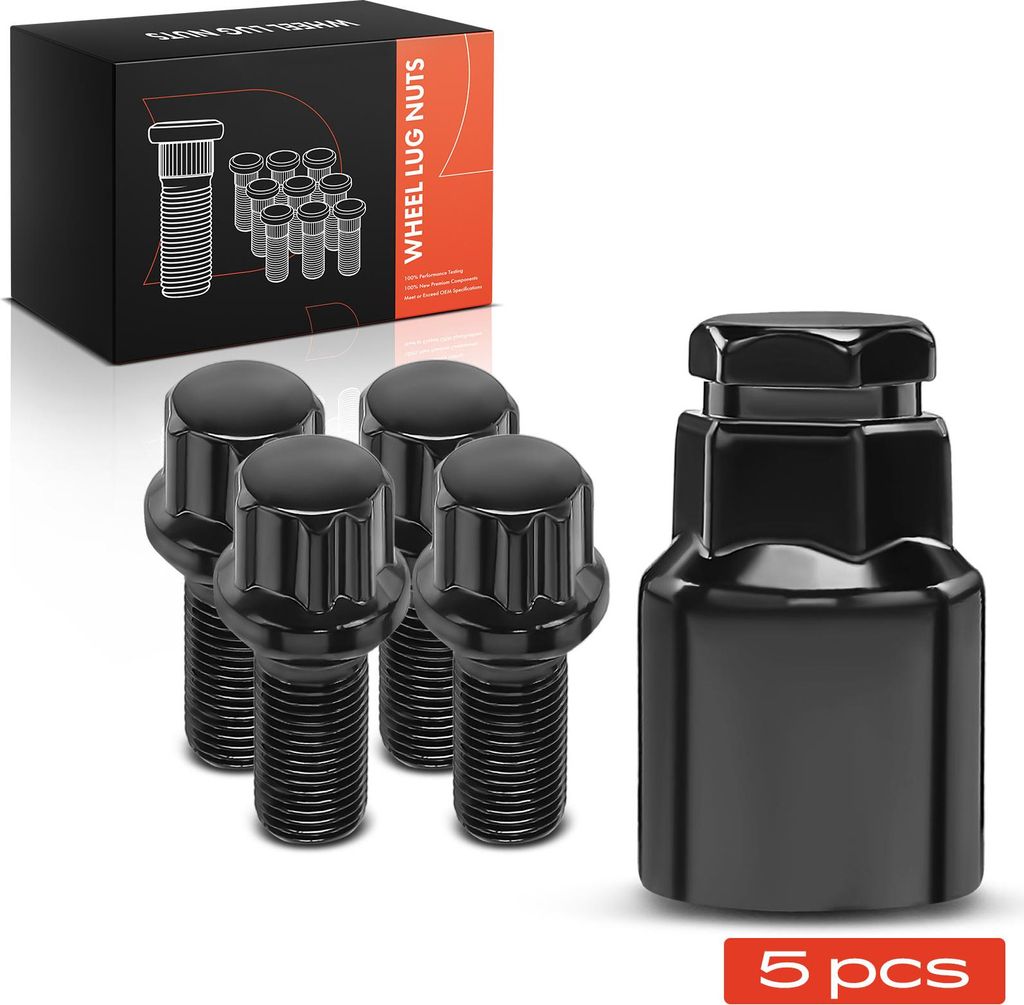 Frankberg 5x Radschraube für Mercedes-Benz W204 W211 W212 W221 R172 A207 C216