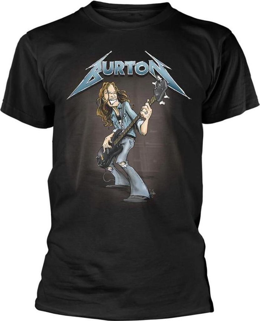 Metallica - "Cliff Burton Squindo Stack" T-Shirt für Herren/Damen Uni PH1276 (L) (Schwarz)