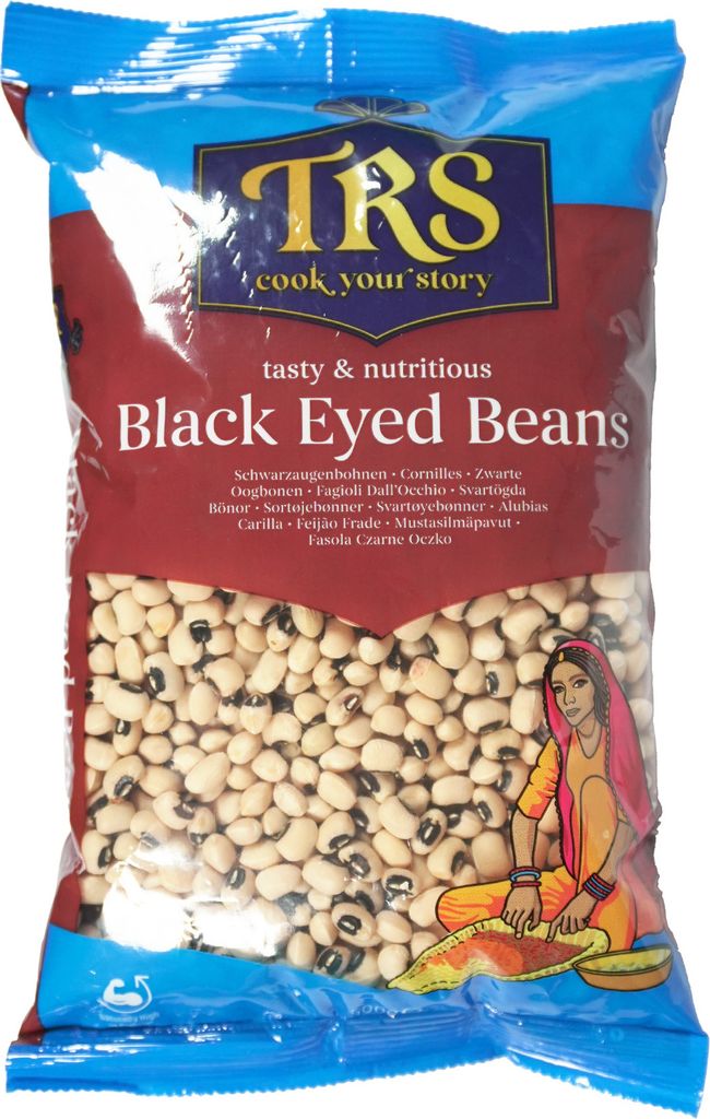 [ 500g ] TRS Schwarzaugige Bohnen / BLACK EYE BEANS / Produktbild 