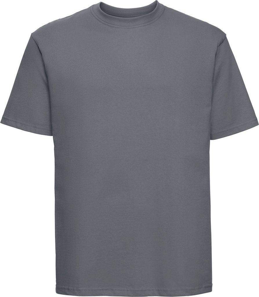 Russell Herren Organik T-Shirt Kurzarm BC4713 (2XL) (Burgunderrot)