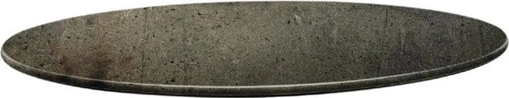 Plateau de table bistrot rond 80 cm Topalit béton pour salle de repas