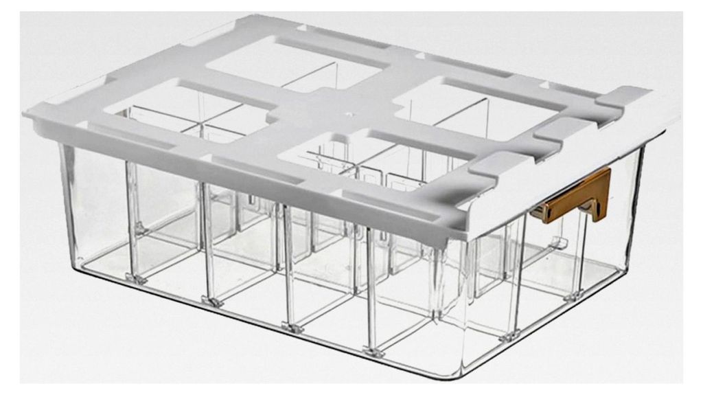 Organizer für Socken und Unterwäsche - Transparente Aufbewahrungsbox mit Staubschutz, platzsparend für den Kleiderschrank, robust und langlebig,...