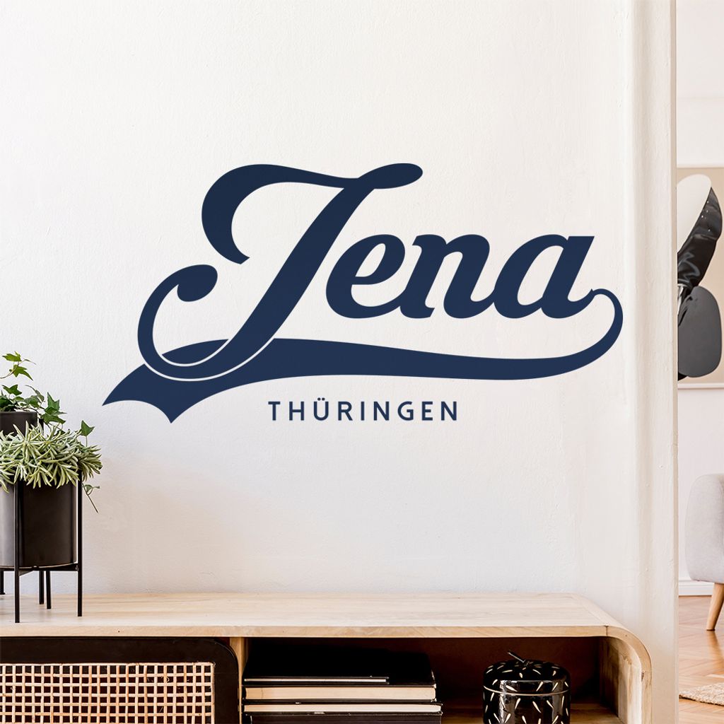 Jena Thüringen Wandtattoo Wandaufkleber Wall Sticker - Dekoration, Küche, Wohnzimmer, Schlafzimmer, Badezimmer