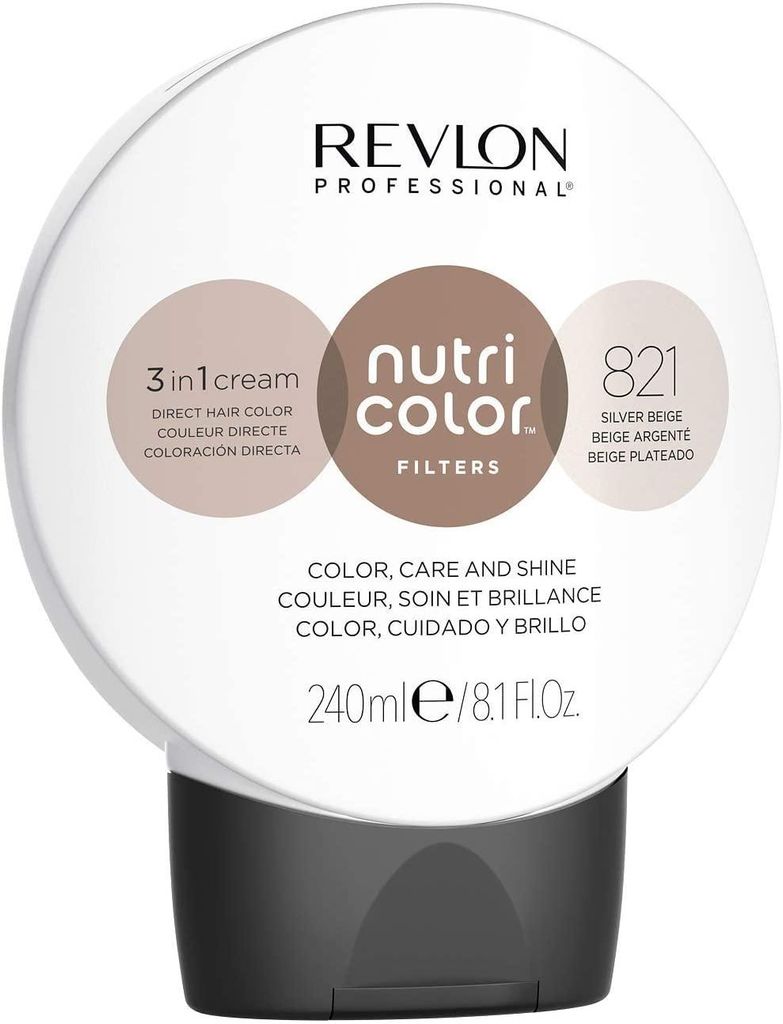 Revlon Nutri Color Filters 821 Silberbeige Färbemaske 240 Produktbild 