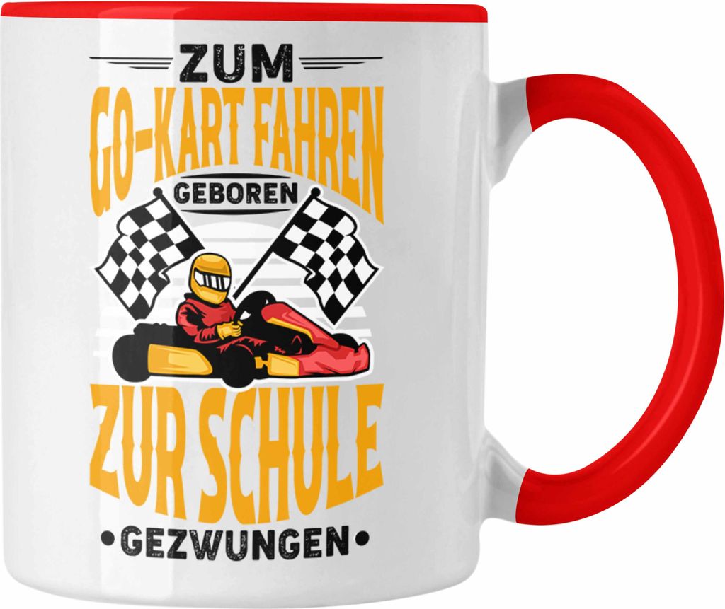 Trendation - Go Kart Fahrer Tasse Geschenk Eat Sleep Race Produktbild 