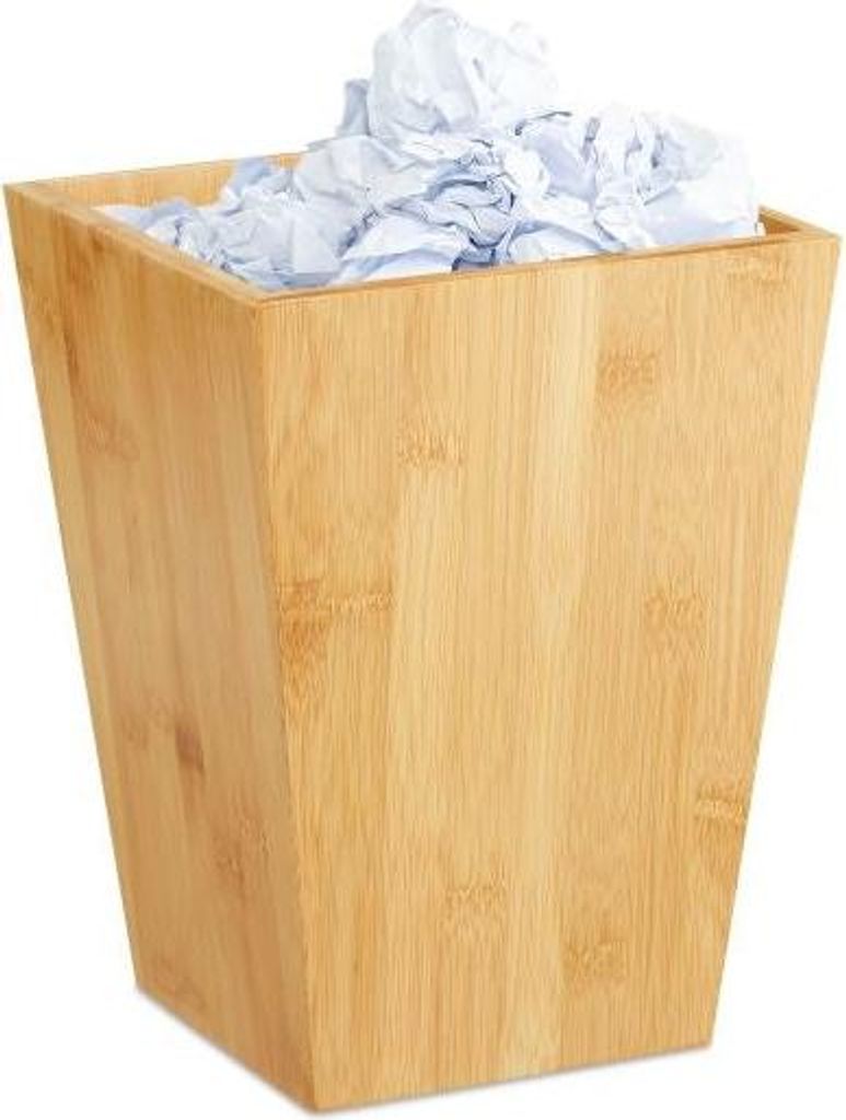 Papierkorb aus Bambus