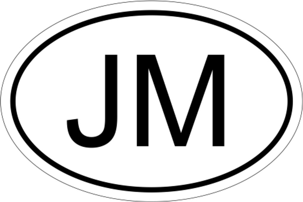 Kiwistar - Autoaufkleber - 10x6,6 cm - außen klebend - Jamaika JM 10 x 6,6cm Autoaufkleber Sticker Aufkleber KFZ Flagge Fahne