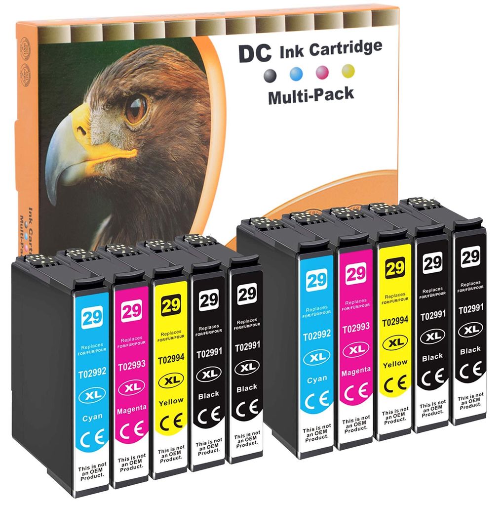Cartucce compatibili D&C 10x per stampanti Epson 29 e 29XL, Immagine del prodotto 