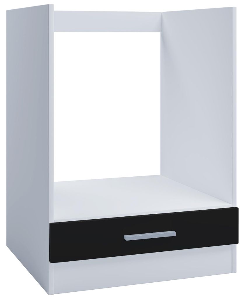 Kontor-Hermsen Unterschrank 60 cm Backofenschrank Schwarz Produktbild 