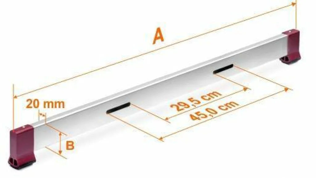Stabilisateur réglable 305-445 mm Krause Corda 800 mm haute stabilité
