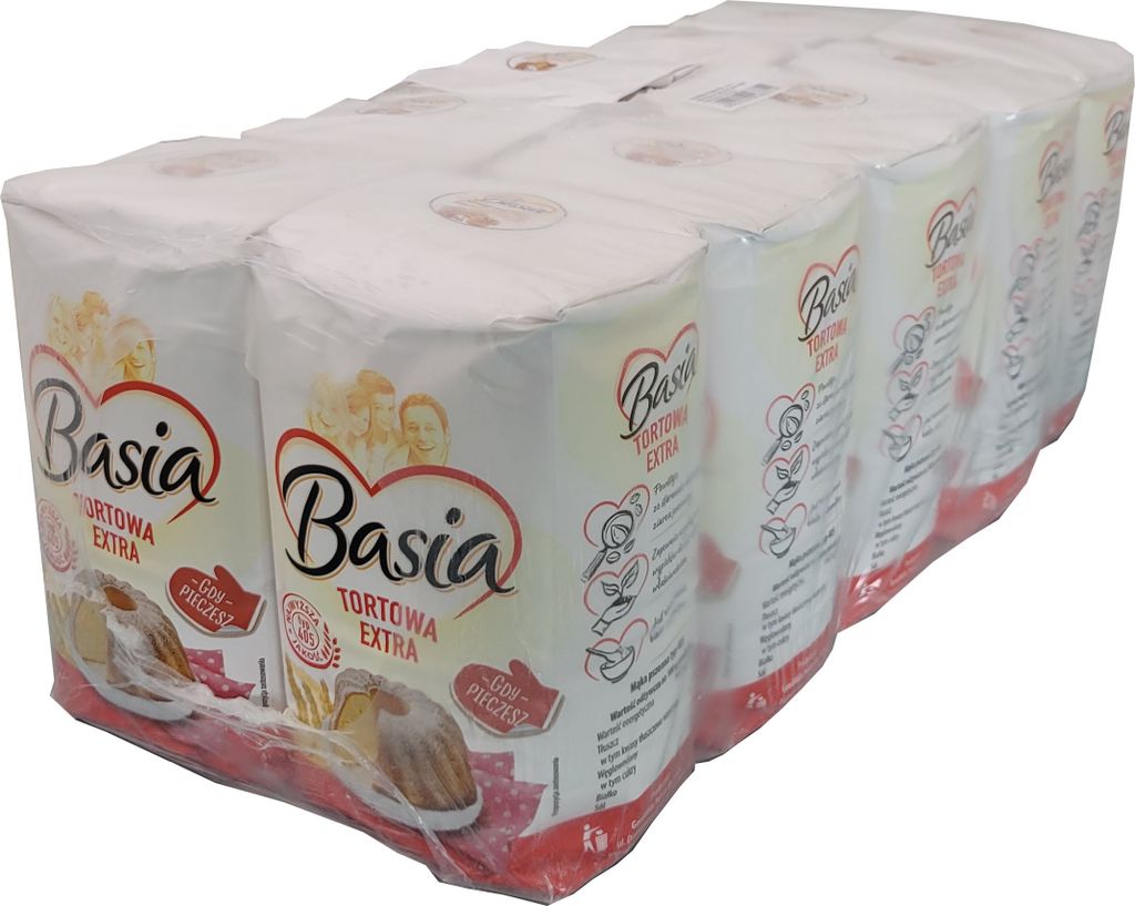 BASIA Tortowa Extra pšeničná mouka typ 405 10x 1kg Obrázek produktu 