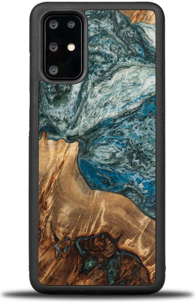 Holzhülle Bewood Unique Planets - Erde für Galaxy S20 Plus