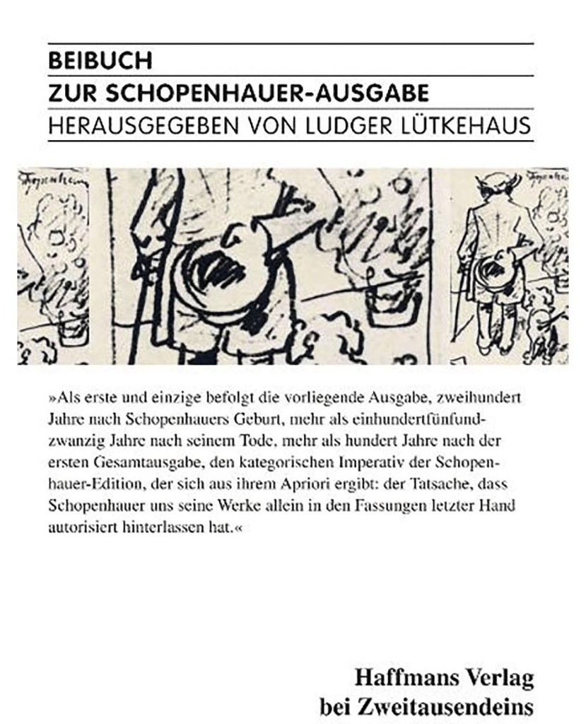 Beibuch zur Schopenhauer-Ausgabe