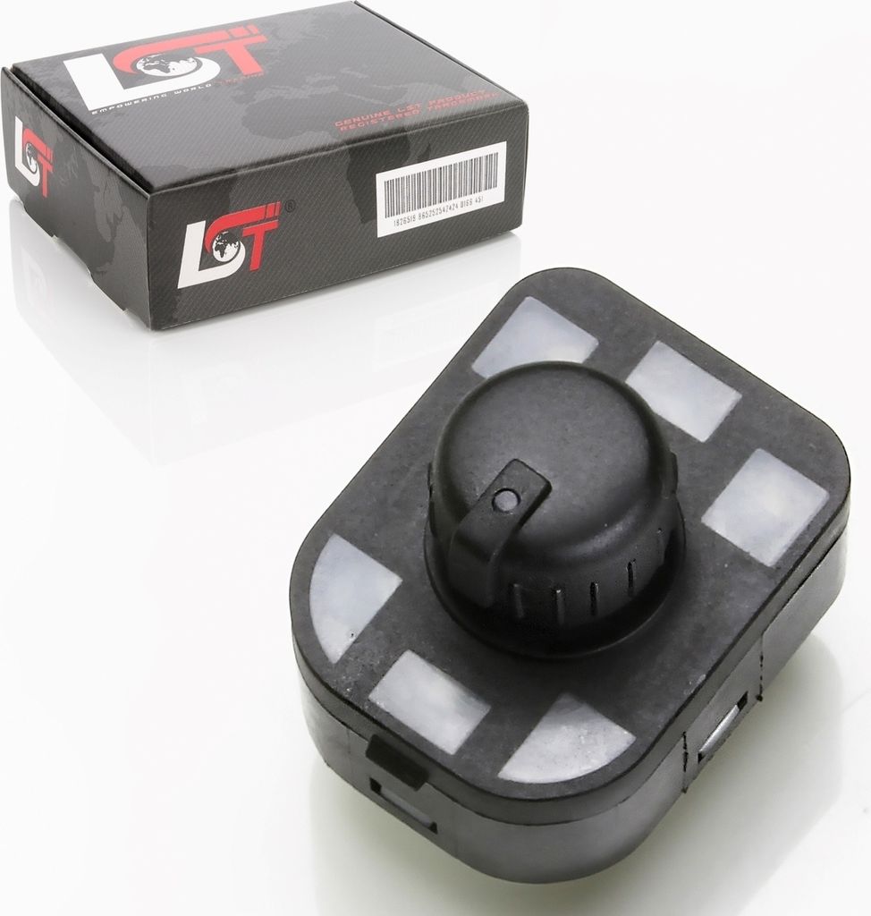 Seiten Spiegel Schalter Dreh Knopf 8E0959565A Schwarz Für Audi Q7 Tt