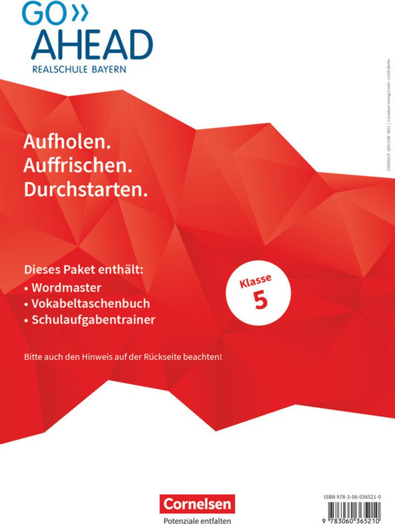 Go Ahead - Realschule Bayern 2017 - 5. Jahrgangsstufe