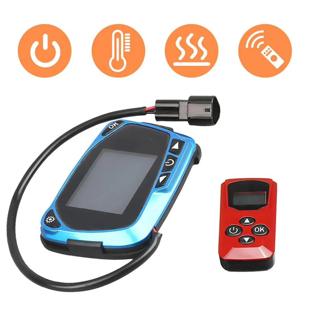 Chauffage d'appoint 12V/24V avec écran LCD et télécommande universelle - 8