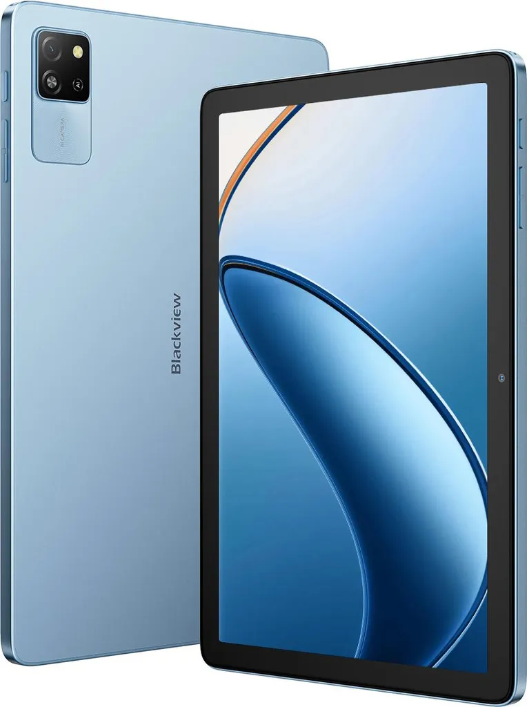 Blackview TAB 60 WIFI Android 15 Tablet PC 10,1 Zoll – 12GB RAM + 128GB ROM (1TB TF), 5100mAh Akku, Dual Kamera, Blau