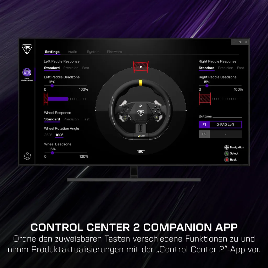Roue de simulation de course sans fil Turtle Beach Racer pour Xbox - 12