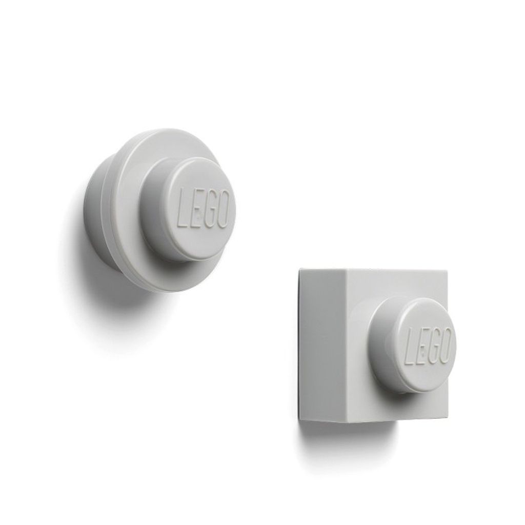 magnete 4,7 cm ABS/Metallgrau 2 Stück