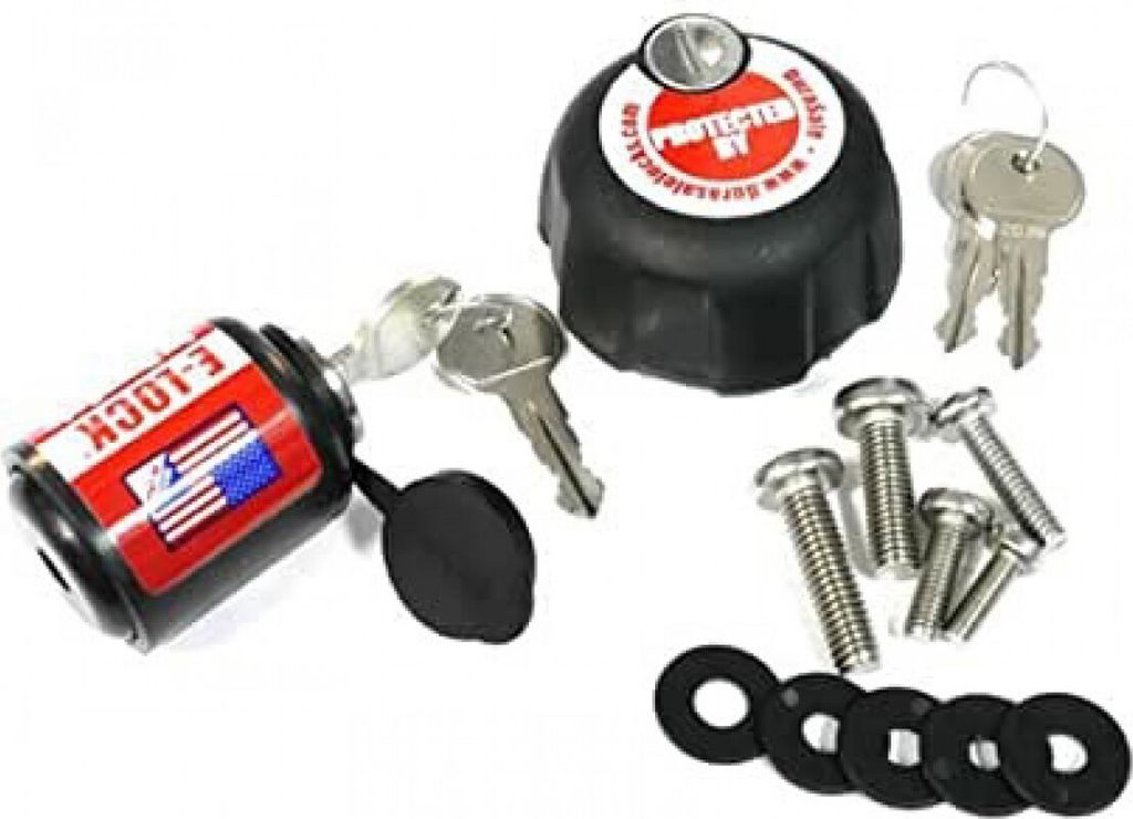 DuraSafe Combo EL7-2 | 2 Stück E-LOCK und Swivel Mount Lock für RAM Mount D und E Kugel
