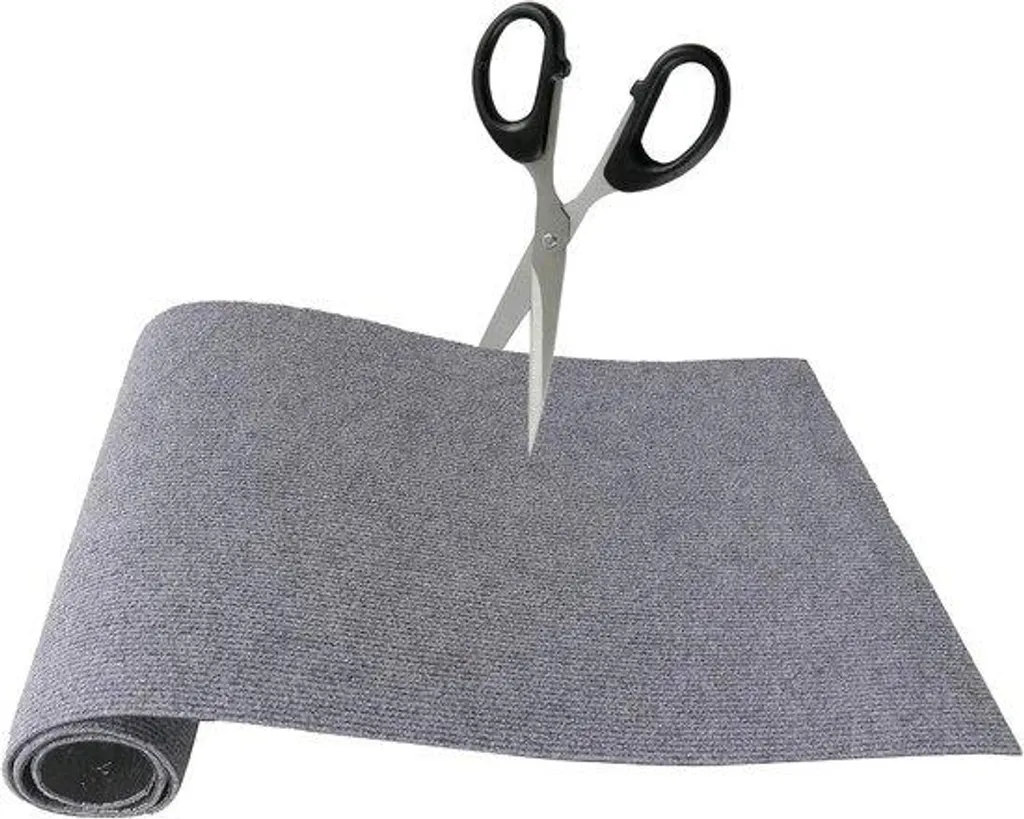 Tapis chat autocollant pour meubles et canapés gris 30 x 100 cm souple