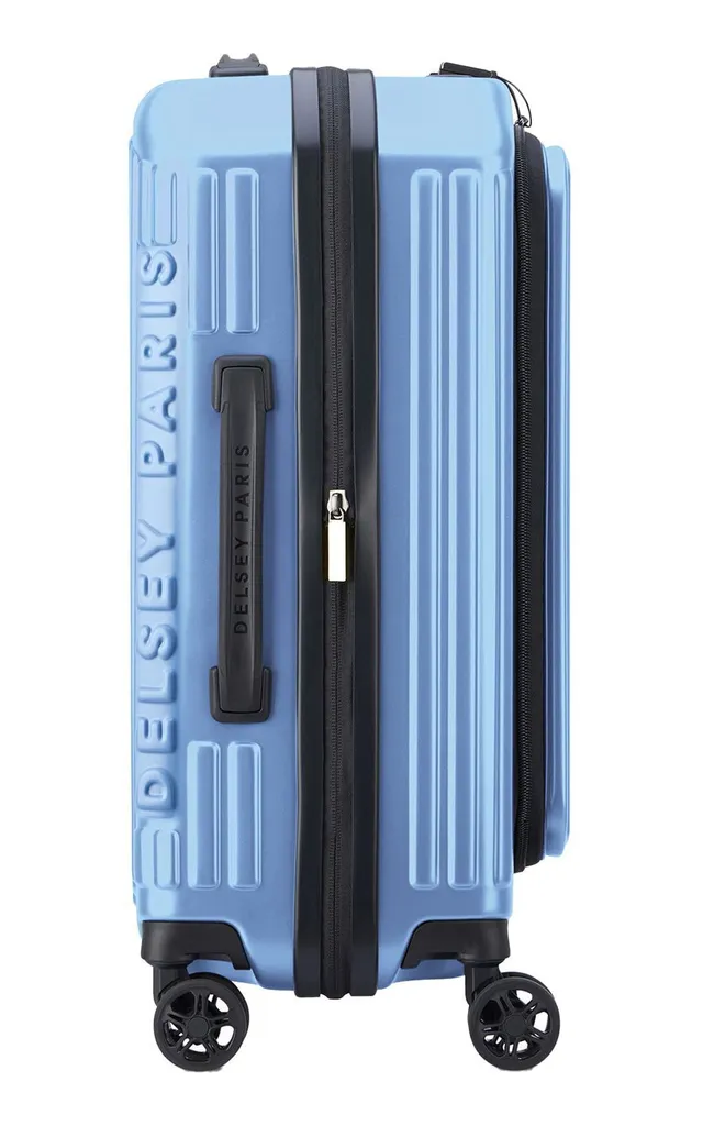 Valise Extensible DELSEY Securitime Zip 55cm avec Double Roues Zip Sûr