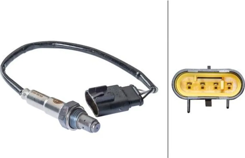 Sonde Lambda 4 Pôles HELLA 51774422 pour Giulietta, Ypsilon et Delta