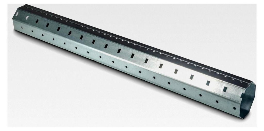 Rolladenwelle SW60, 70 cm, Stahl, 60 mm Ø, kürzbar, verzinkt