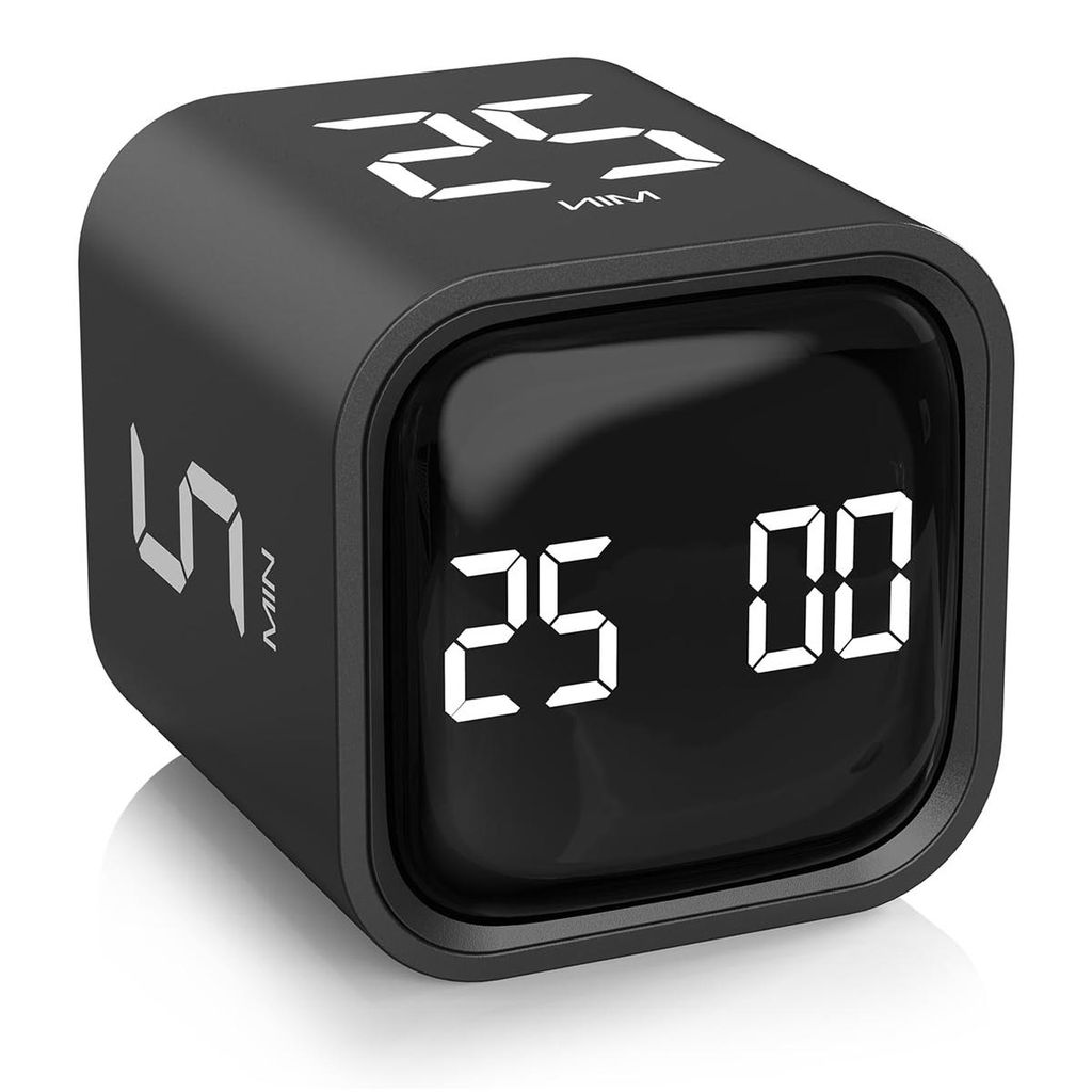 Stoppuhr, rotierender Schwerkraftsensor-Timer,500 mAh,6–8 Monate Akkulaufzeit, Flip-Start,geräuschloser Betrieb,kompatibel USB-C-Schnellladeansc...