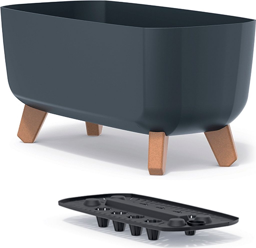nabbi Plastový květináč na nožičkách DGCL400 39 cm - Obrázek produktu 
