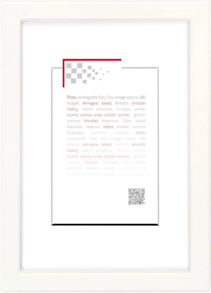 Cadre pour affiche 40x50 cm blanc River - Décorez votre salon avec goût