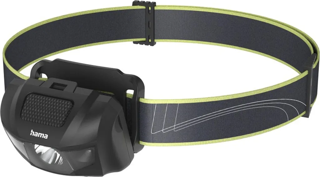 Hama HL200 Nero Blu Giallo: Torcia a LED da Testa per Trail Running e Camping - 2