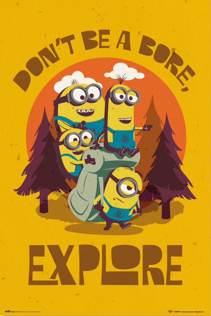 Grupo Erik Die Minions Poster - Minions Don't be bore, Produktbild 