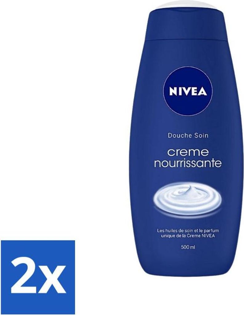 Nivea - Cremepflege - Cremebad - Einzigartiger Nivea Cremeduft - 750 ml - Vorteilspack - 2 Stücke
