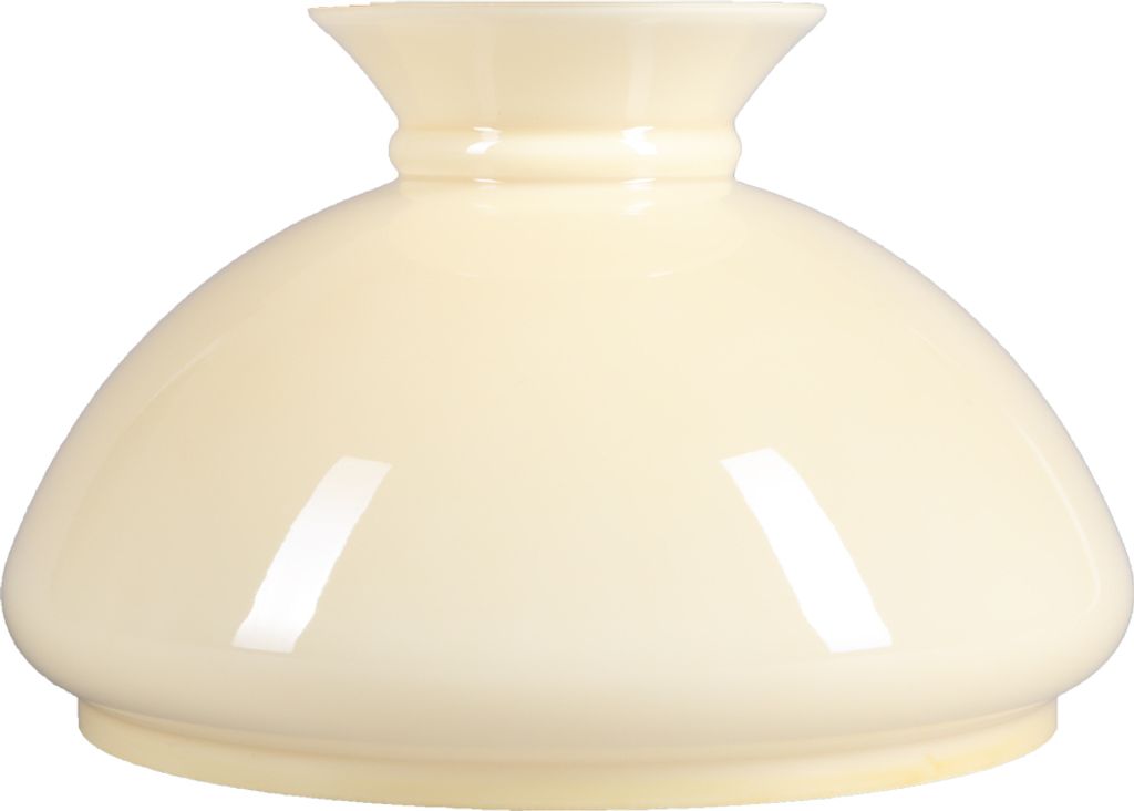 Petroleumglas Ø 234mm Lampenglas Beige Vestaschirm Ersatzglas Leuchtenglas Glaschirm rund