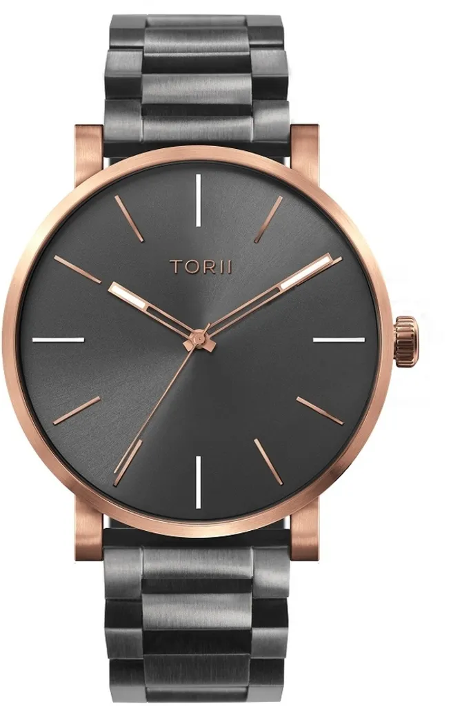 Montre homme TORII R45AB.AR gris anthracite et étanche pour la natation