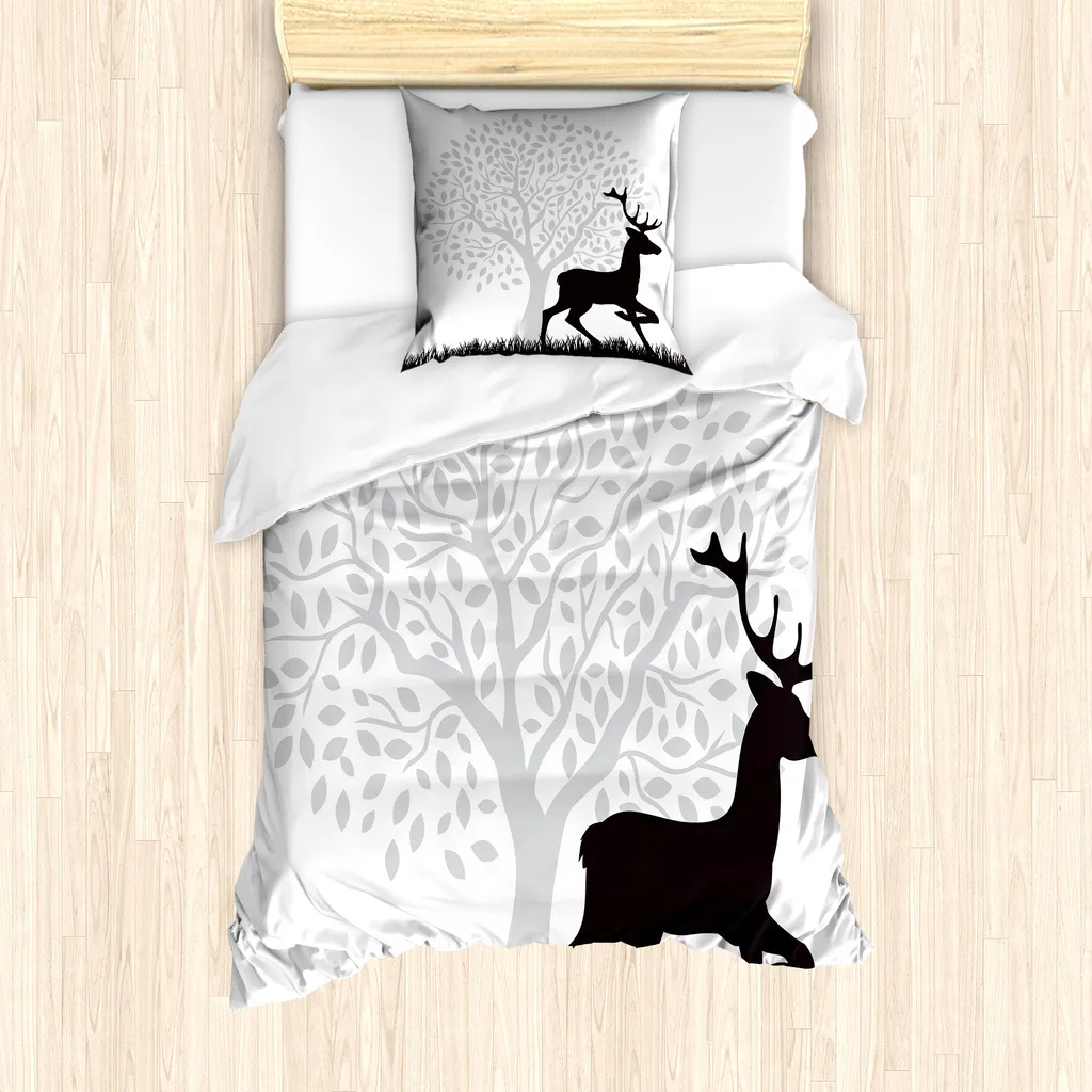 Parure de Lit 135x200 Microfibre Gracious Wild Animal Anti-acariens