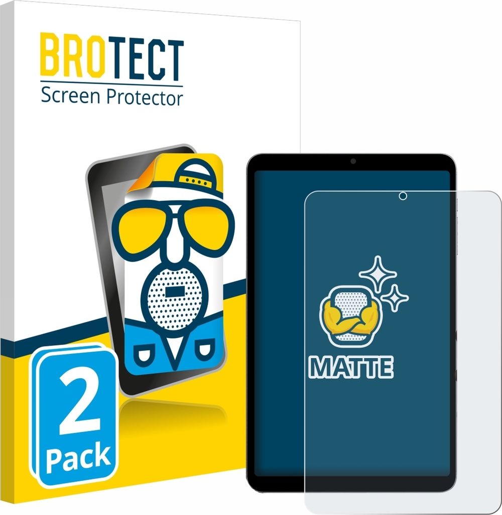 2x BROTECT Schutzfolie für Alldocube iPlay 60 Mini Pro Displayschutz Displayschutzfolie Folie Matt Entspiegelungsfolie