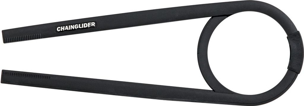 Hebie 0350F 38L E1 Chainglider Kettenschutz Vorderteil 38 Zähne, Langversion, schwarz