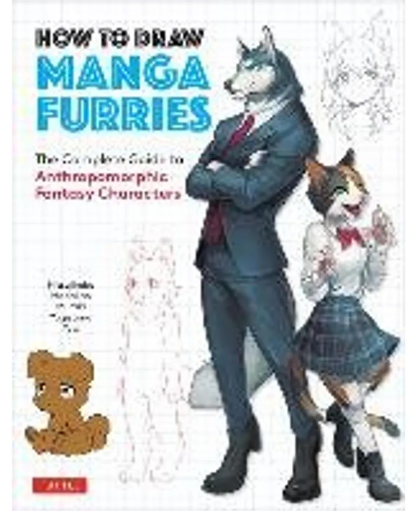 Livre Manga Furries avec 150 techniques de dessin de fourrure