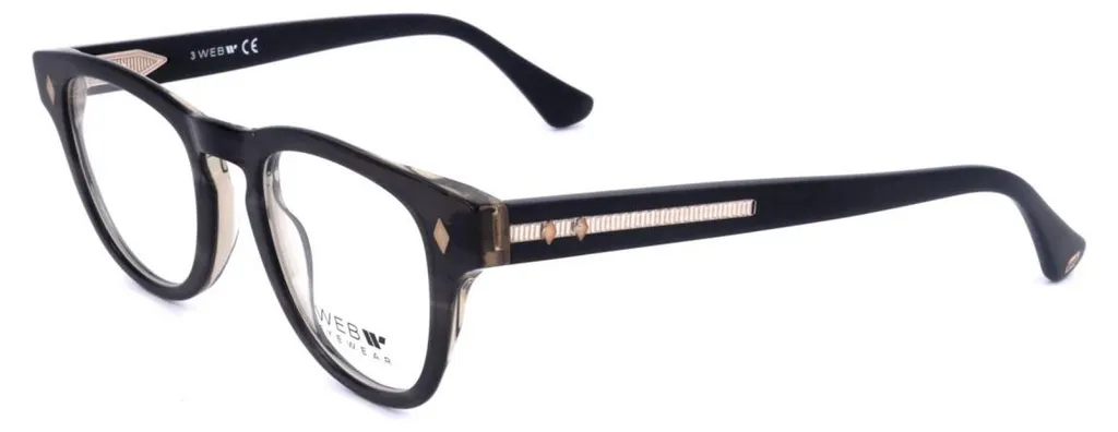 Lunettes Web WE5384 Grey 47/21/150 - Monture Optique Grise Intemporelle