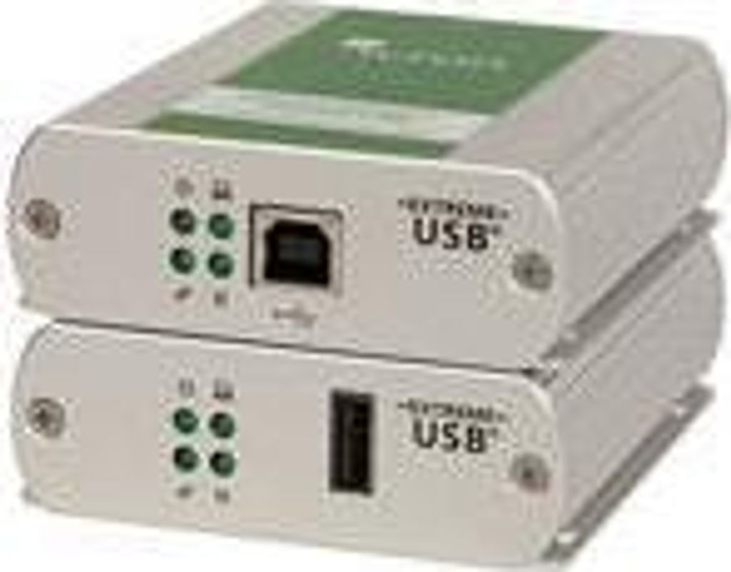USB-Extender Ranger 2301, 100m Reichweite über Cat-Kabel, 2 USB-Anschlüsse