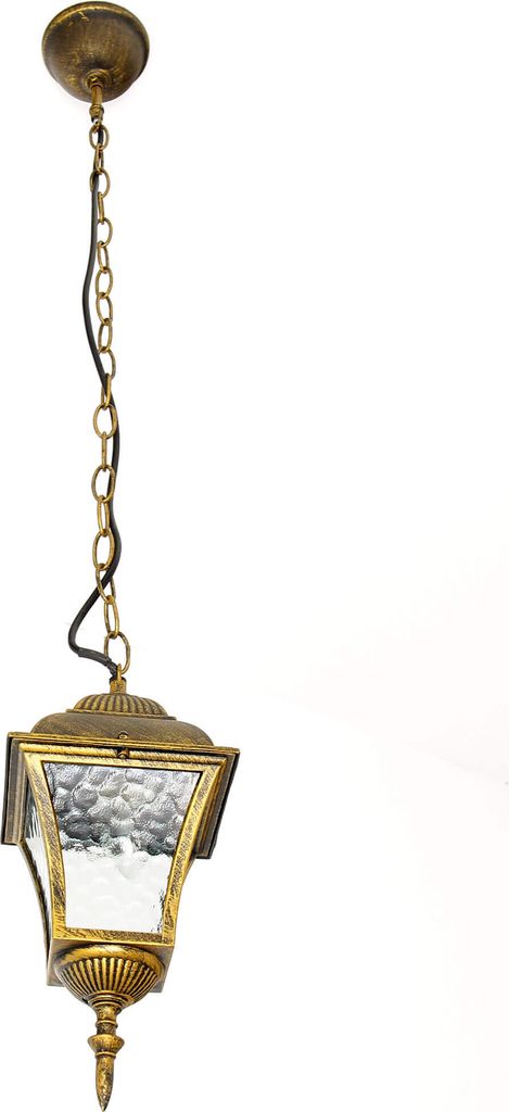 Rabalux 8394 Außenpendelleuchte Toscana, E27, gold, rund, Produktbild 