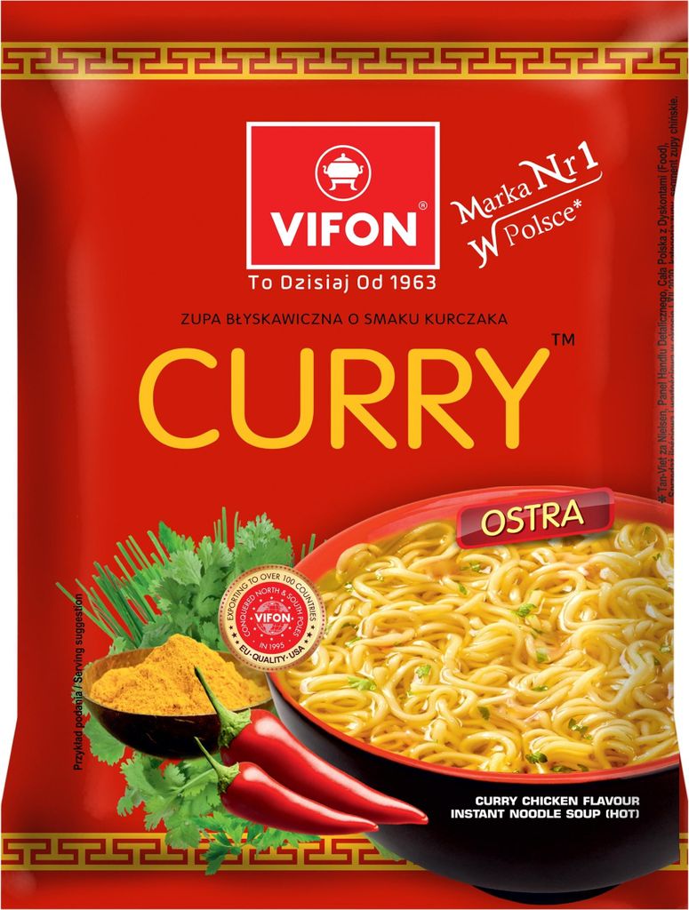 VIFON Curry Ostra Instant-Nudelsuppe mit Hähnchengeschmack Produktbild 